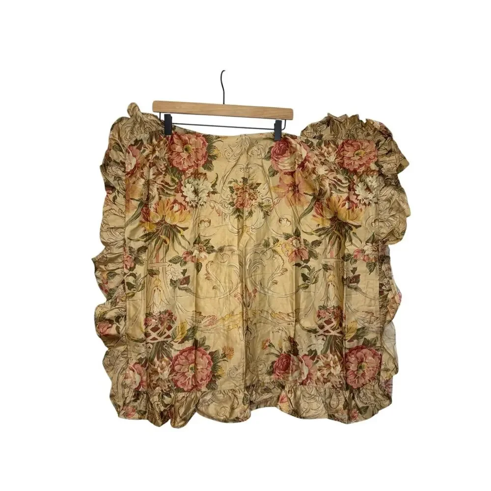 Ralph Lauren One EuropeanSham Guinevere Aragon Medieval Collection‎ Pillow 26x26